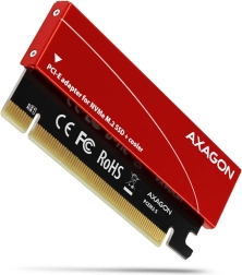 Vnútorný PCIe adaptér pre M.2 NVMe s hliníkovým chladičom