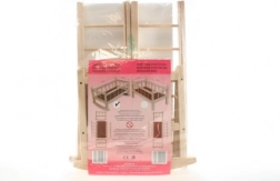 Drevená kolíska pre bábiky