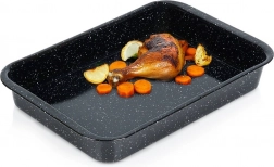 Smaltovaný obdĺžnikový pekáč 3 l, 35,5 × 24 × 5 cm