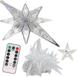 Svetelný záves s hviezdami led