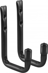 Sada 2 nástenných oceľových hákov na bicykel a pneumatiky MACLEAN, nosnosť 22 kg