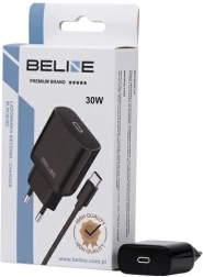 Sieťová nabíjačka 30W GaN USB‑C + kábel USB‑C – čierna