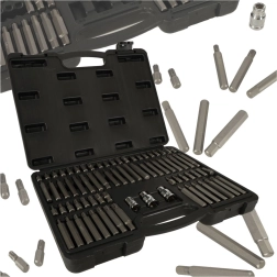 Sada bitov do aku vŕtačky a račne 75 ks v kufri KAFUWELL