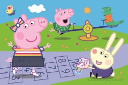 Minipuzzle 54 dielikov PEPPa PIG – Šťastný deň