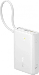 Powerbanka Baseus PicoGo s digitálnym displejom 10000 mAh, 45 W (biela)