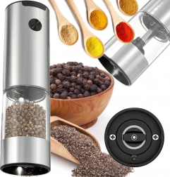 Elektrický mlynček na korenie s LED osvetlením