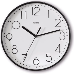 Nástenné hodiny Salina 22 cm čierne