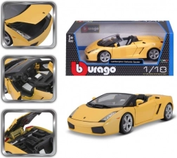 Kovový model autíčka Lamborghini Gallardo Spyder žltý
