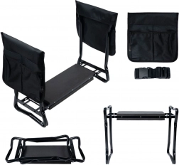 Skladacie záhradné kľačadlo s úložnými priehradkami