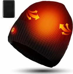 Vyhrievaná zimná čiapka s powerbankou