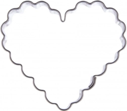 Kovové vykrajovadlo srdce 5 cm