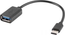 Adaptér USB‑C na USB‑A 2.0 OTG 0,15 m čierny
