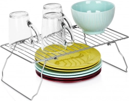 Skladacia kovová kuchynská polica 37 × 21 × 13,5 cm