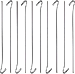 Oceľové stanové kolíky 31 cm – sada 10 ks