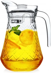 Sklenený džbán s viečkom 1,4 l