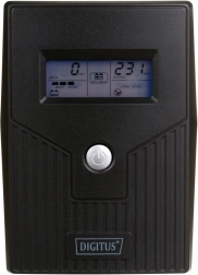 DIGITUS UPS line-interactive s LCD, 600 VA (360 W), AVR, 2x Schuko