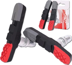 Brzdové špalíky v-brake so závitom pre MTB, trekingové a mestské bicykle