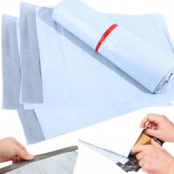 Kuriérske plastové obálky foliopak 250 × 350 mm, balenie 100 ks