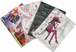 Obal na doklady Retro II s farebnou potlačou