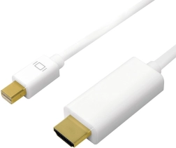 Kábel Mini DisplayPort na HDMI 4K 5m biely