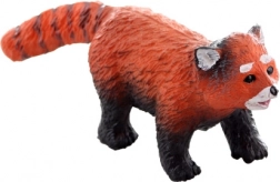 Figúrka panda červená plastová