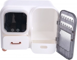 Organizér na kozmetiku a šperky - biely