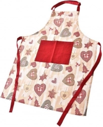 Bavlnená kuchynská zásterka so zaväzovaním