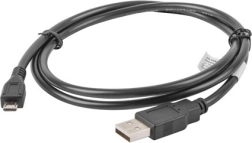 USB kábel 2.0 micro USB AM–MBM5P, 1 m, čierny