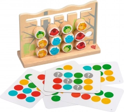 Lucy & Leo vtáky a mačky – drevená motorická hra s predlohami