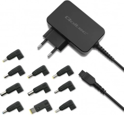 Univerzálny sieťový napájací adaptér 65 W s 10 koncovkami Qoltec