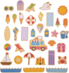Bigjigs Toys magnety prázdniny pri mori