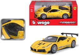 Kovový model Bburago 1:24 Ferrari 488 Challenge žltý