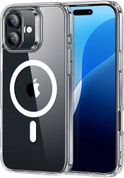 ESR Classic Hybrid HaloLock puzdro pre iPhone 16 Plus priehľadné