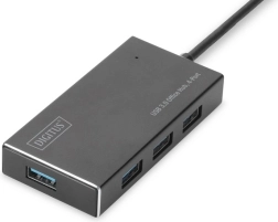 USB 3.0 hub 4-portový s napájaním – hliníkový