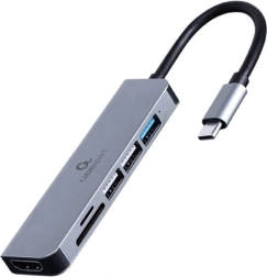 Adaptér USB-C 6v1 s HDMI a čítačkou kariet