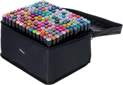 Dvojstupňové alkoholové markery v puzdre s podstavcom – 168