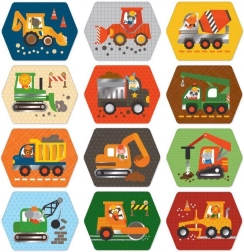 Pexeso Stavebné Stroje pre Deti