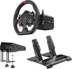 Súprava pretekárskeho volantu PXN VD6 s priamym pohonom, volantom WDS R2 a pedálmi PD HM