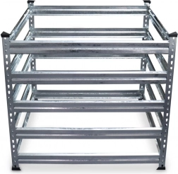 Ekologický kompostér z pozinkovanej ocele 100 × 100 cm s veľkou kapacitou a ventiláciou