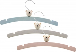 Hess drevené vešiaky Medvedík 6 ks