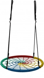 Farebná bocianie hniezdo hojdačka