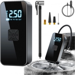 Elektrický Prenosný Mini Kompresor s LED Baterkou