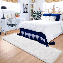 Plyšový shaggy koberec do obývačky a spálne 120 × 80 cm