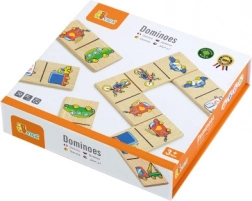 Drevené domino Autá