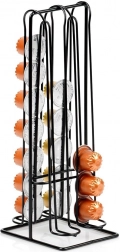 Kovový stojan na kapsuly NESPRESSO, čierny, 30 cm