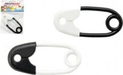 Hrkálka v tvare špendlíka čiernobiela 12 cm