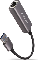 AXAGON USB-A 3.2 Gigabit Ethernet adaptér v kovovom prevedení, titánovo sivý