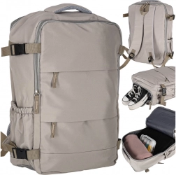 Cestovný turistický batoh sivý 45 × 30 cm