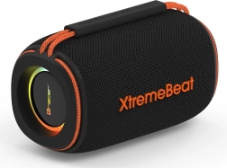 Bluetooth reproduktor TRACER XtremeBeat Lite TWS s RGB podsvietením – čierny
