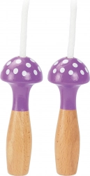 Fialové švihadlo s bodkami VILAC